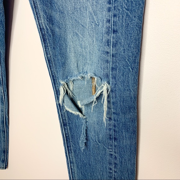 Levi’s 501 Altered distressed Skinny Jeans 25 - Picture 10 of 14